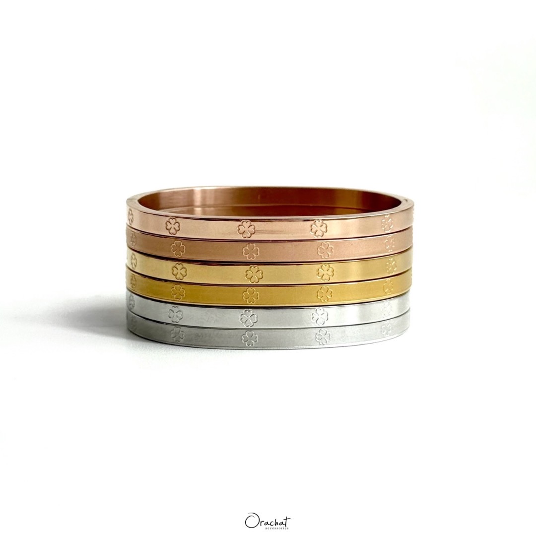 BEST CLOVER 14K Bangle
