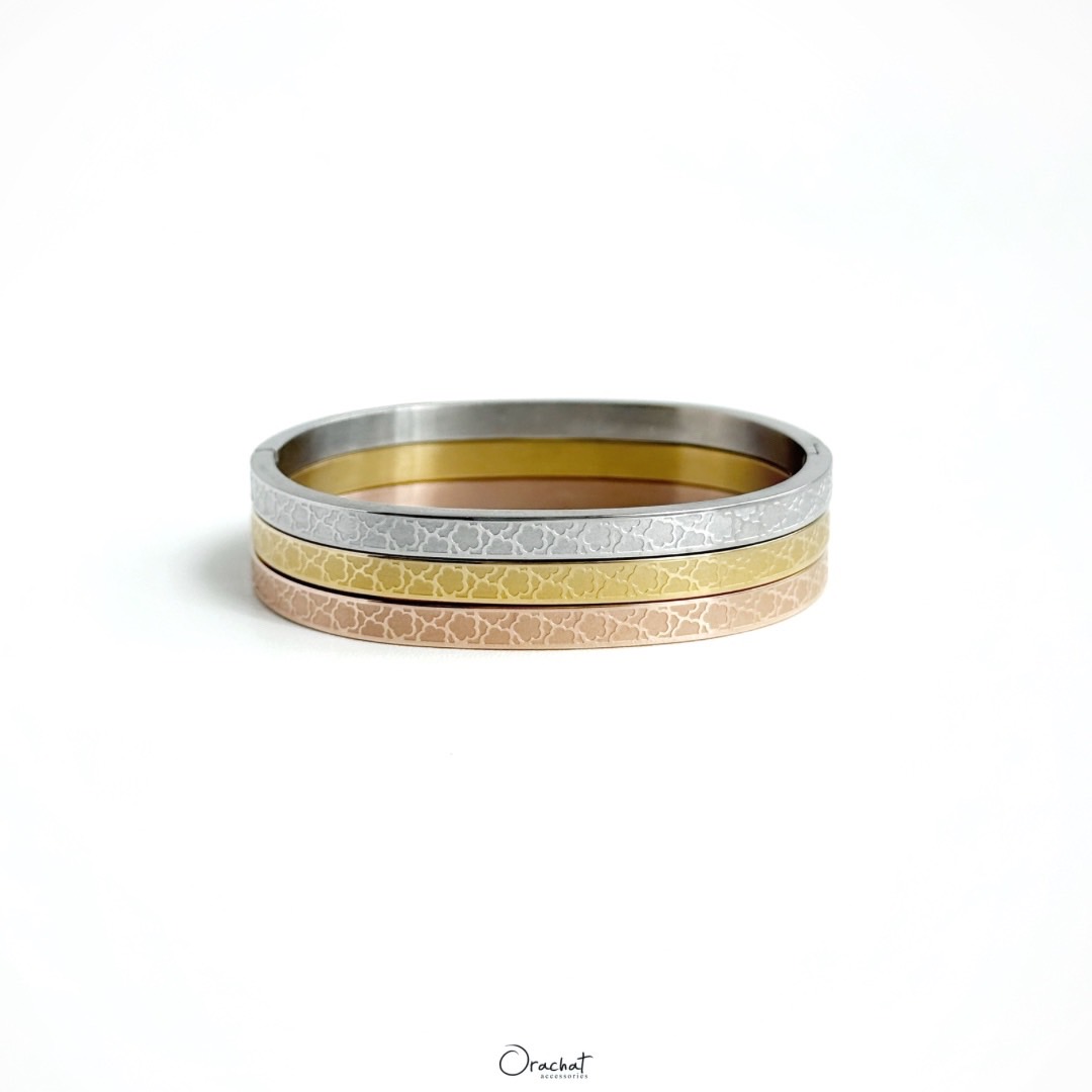 FLORAL 14K Bangle