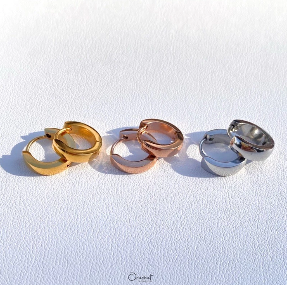 BASIC CIRCLE HOOP 14K Earrings