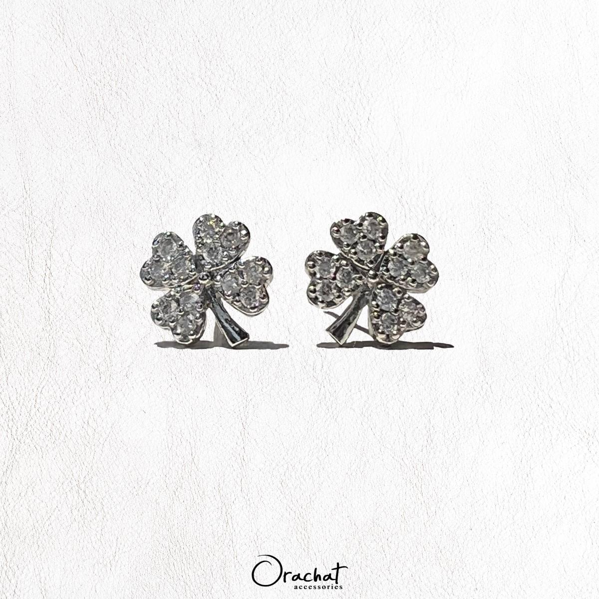MINI CLOVER 14K Earrings