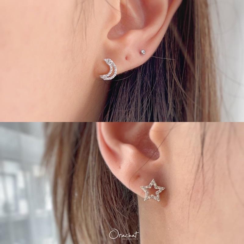  MOON STAR 14K Earrings