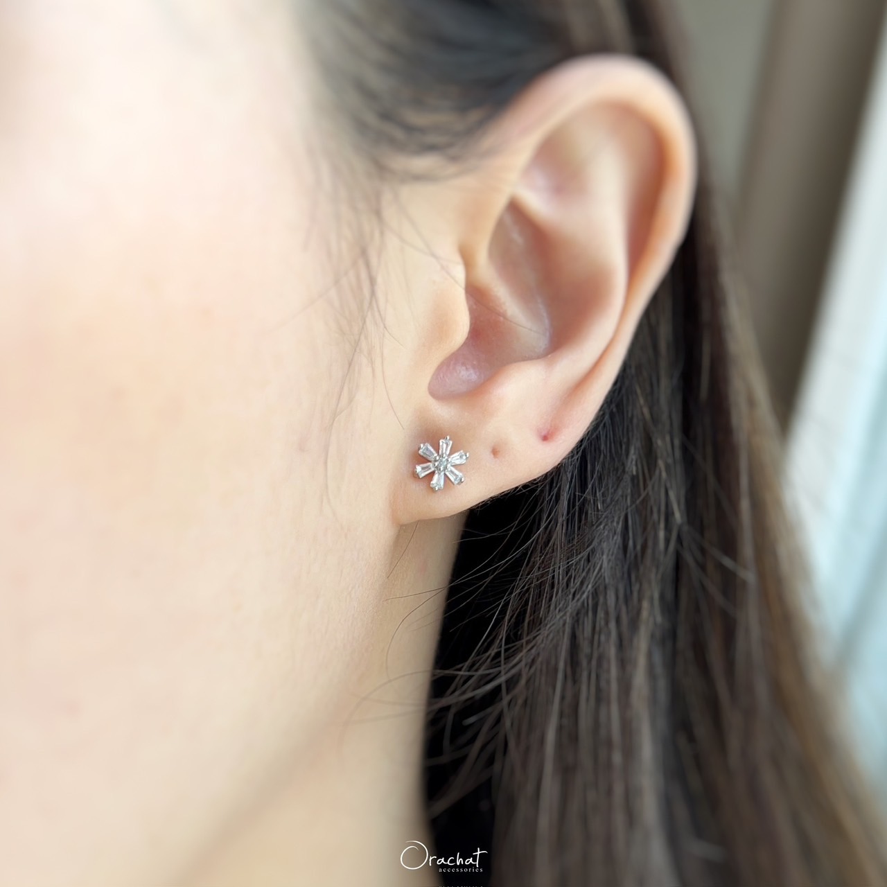  TINY FLORA 14K Earrings