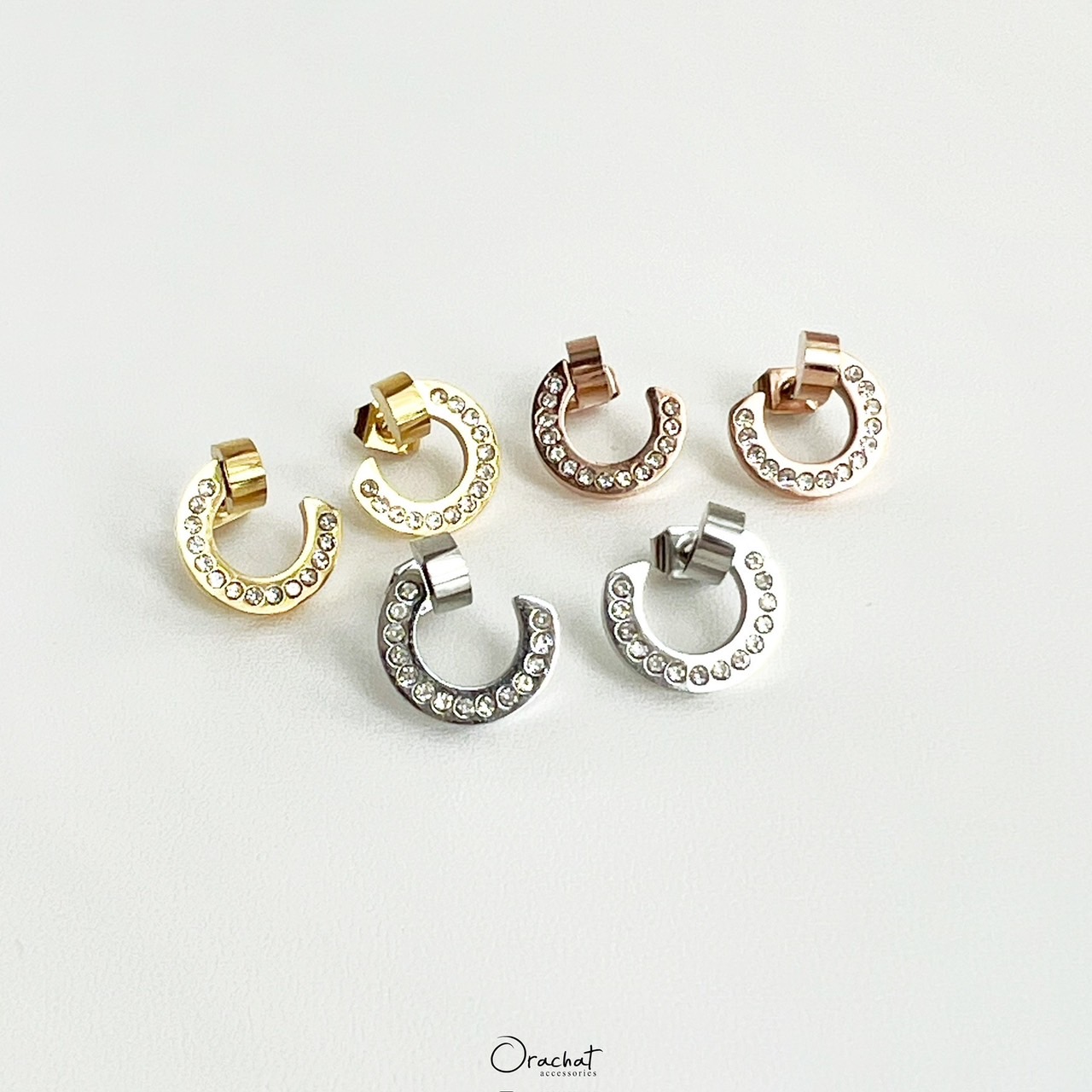 GWEN NAIL 14K Earrings