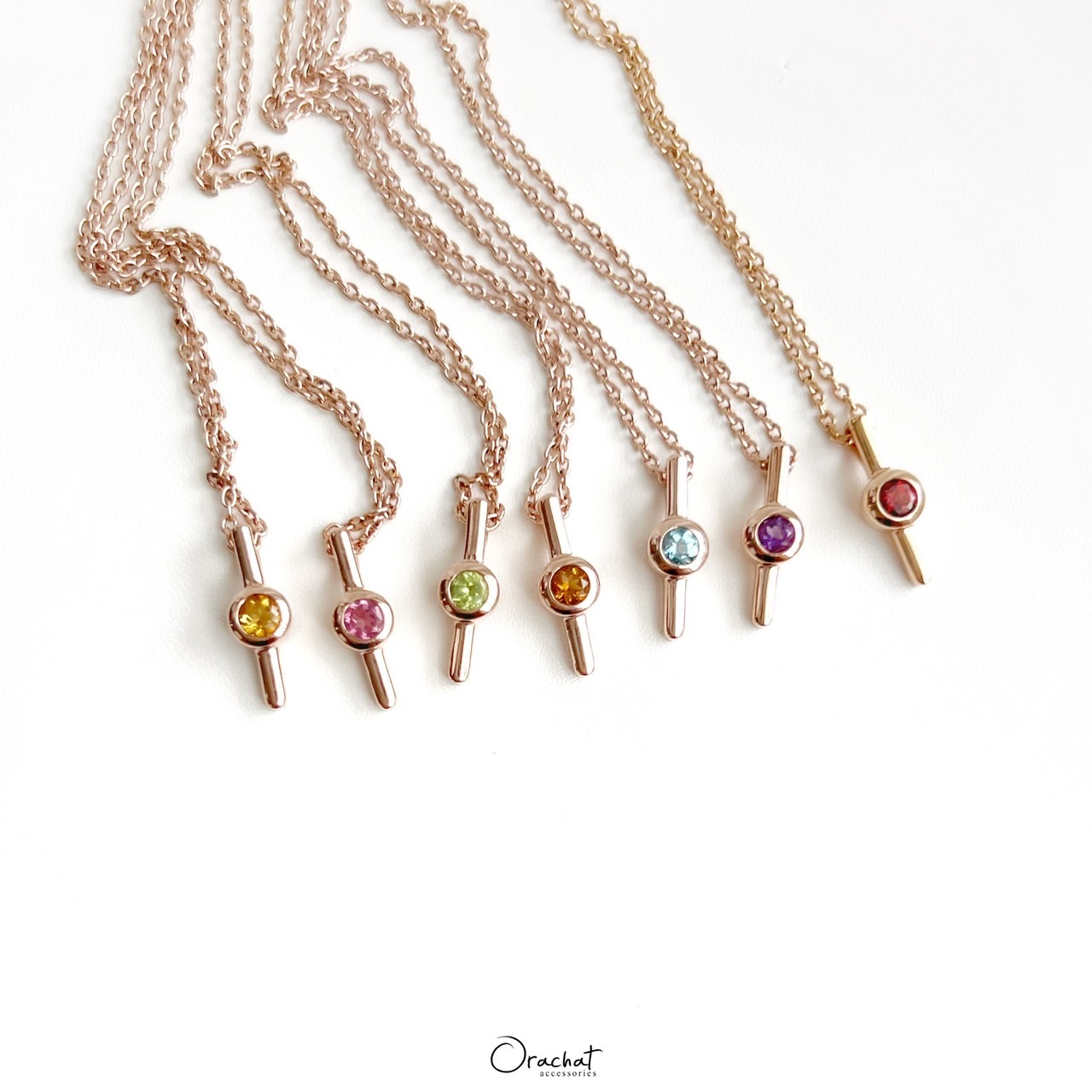  BIRTHSTONE 100 H&A Necklace