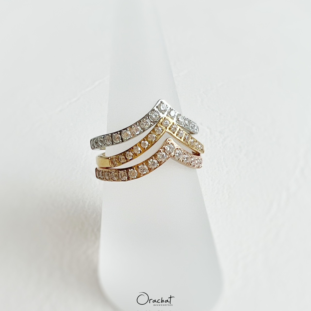  CLASSY V 14K Ring