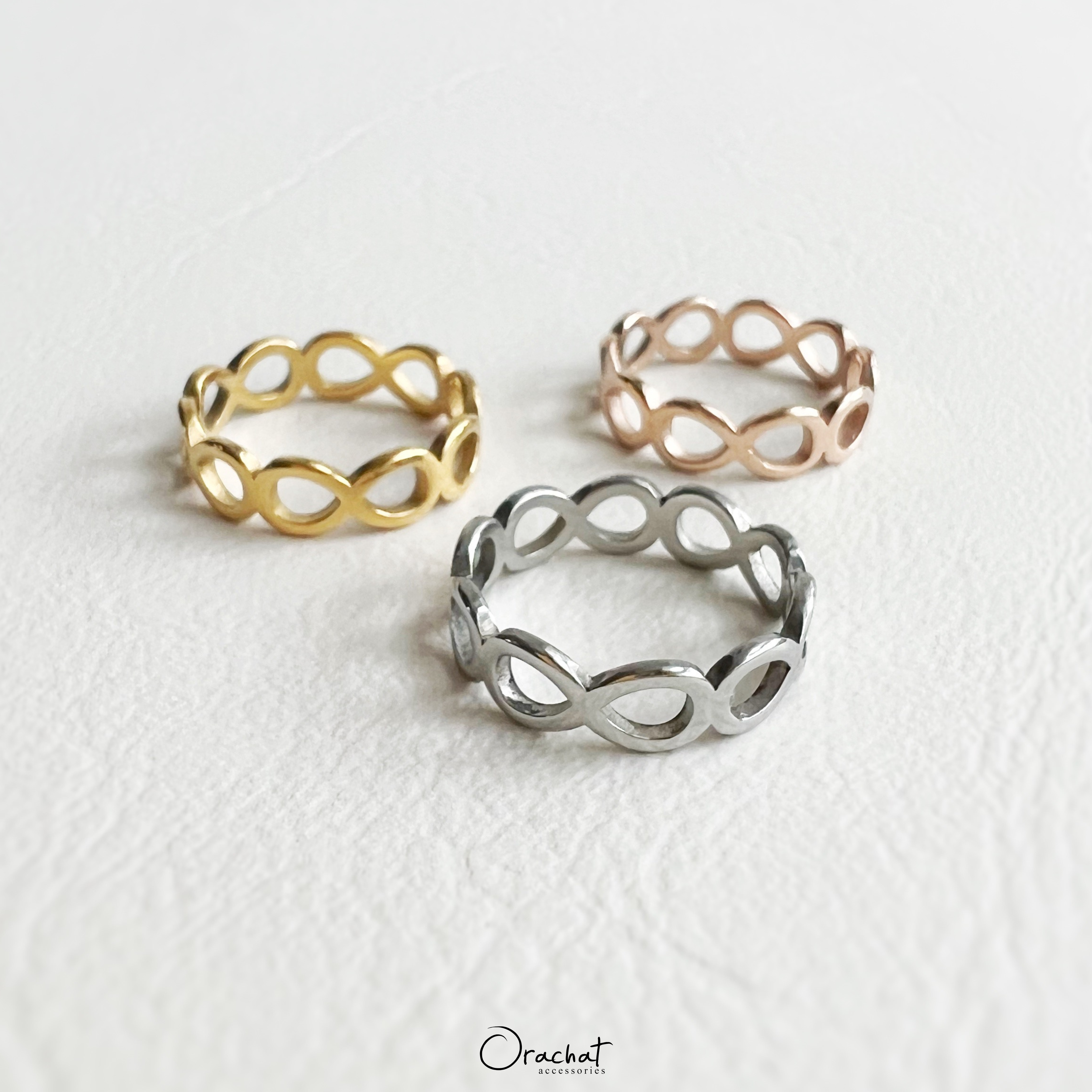 INFINITY ROUND 14K Ring