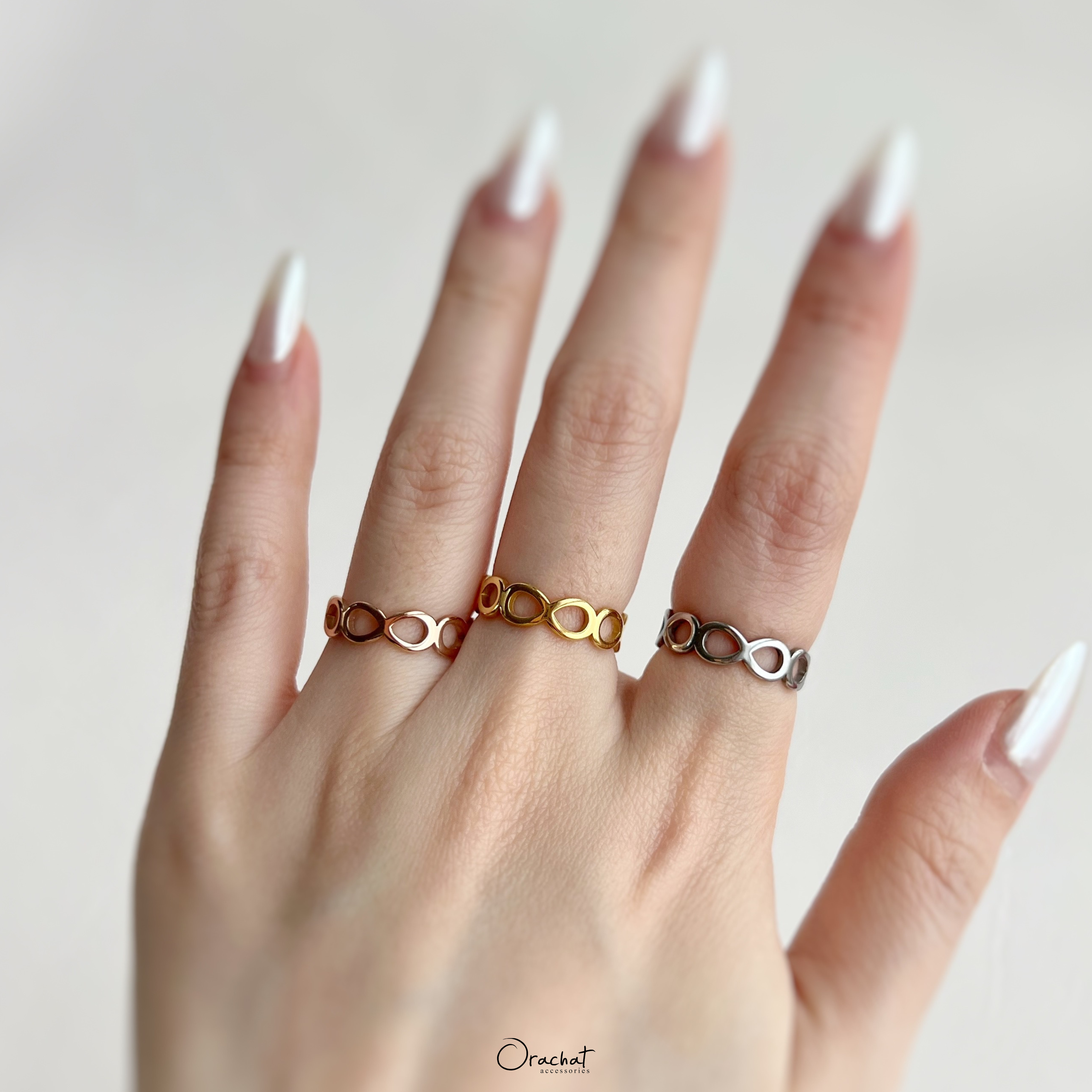  INFINITY ROUND 14K Ring